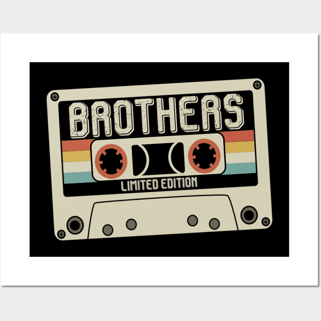 Brothers - Limited Edition - Vintage Style Wall Art by Debbie Art